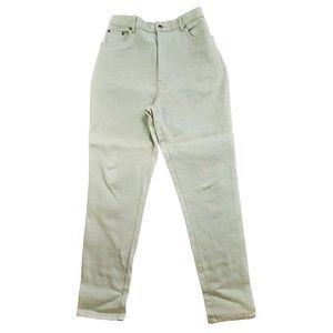 Vintage 90s Westport Women's Stretch Jeans Denim Sage Green Size 12 Y2k